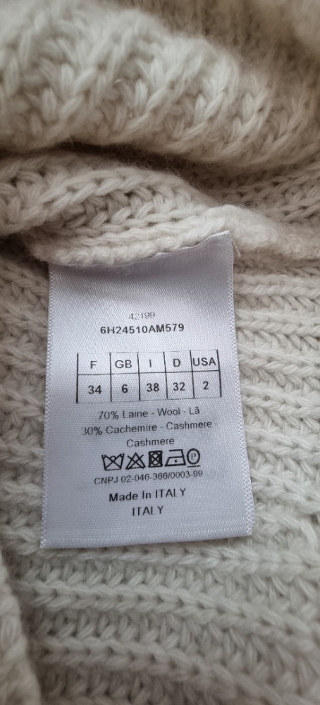 Christian Dior Wolle Pullover