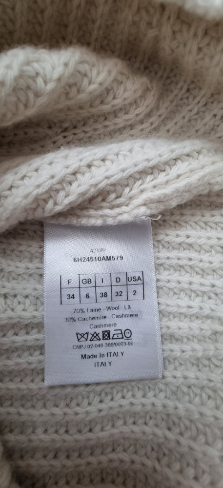 Christian Dior Wolle Pullover