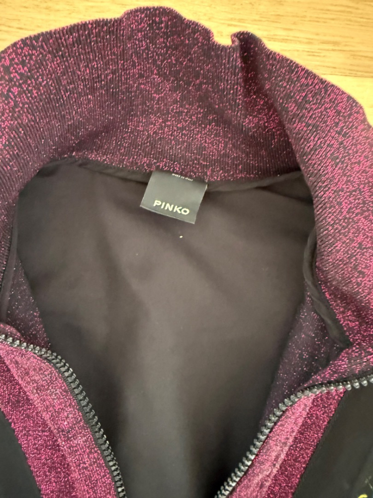 Pinko Floral Glitter Panel Dress in A Form