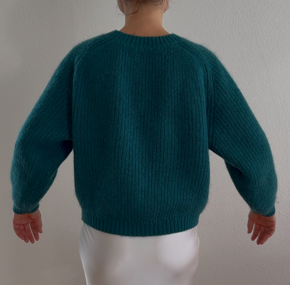 Tara Jarmon Emerald Green Super Fine Mohair | Laine | Wool  Jumper Sweater