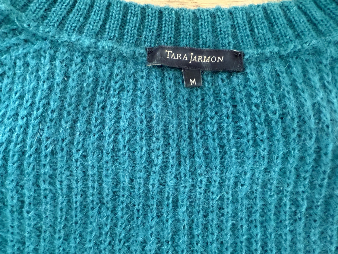 Tara Jarmon Emerald Green Super Fine Mohair | Laine | Wool  Jumper Sweater