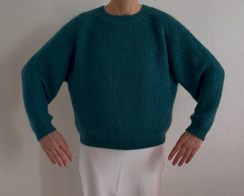 Tara Jarmon Emerald Green Super Fine Mohair | Laine | Wool  Jumper Sweater