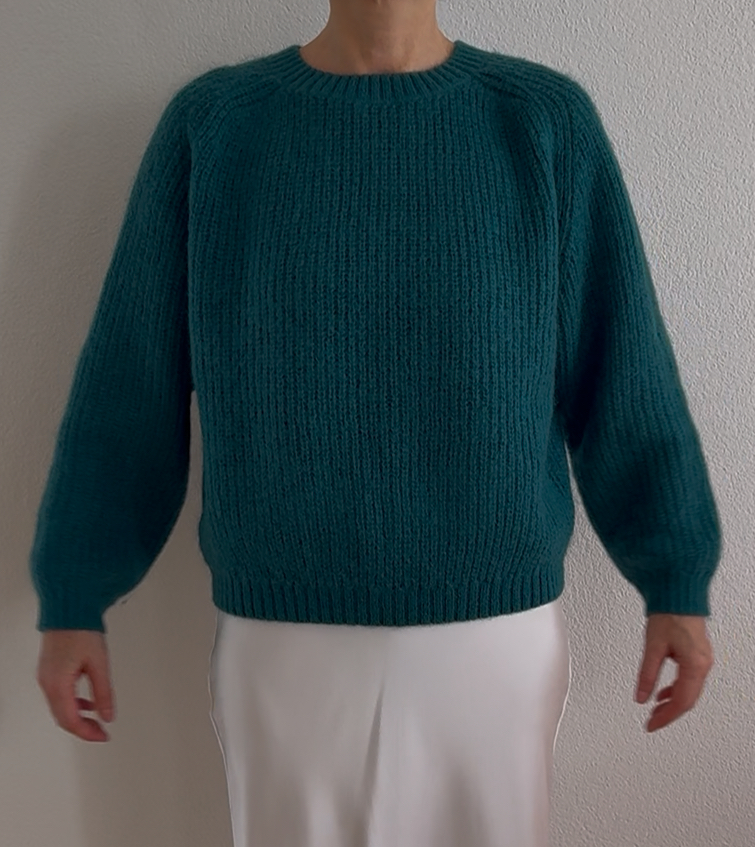 Tara Jarmon Emerald Green Super Fine Mohair | Laine | Wool  Jumper Sweater