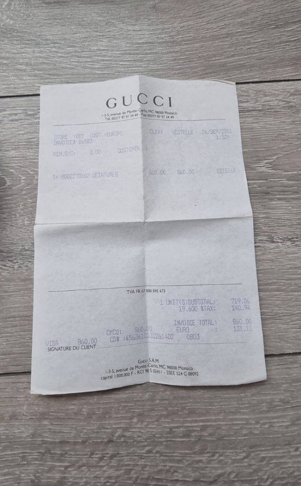 Gucci Ceinture Gucci classique unisexe