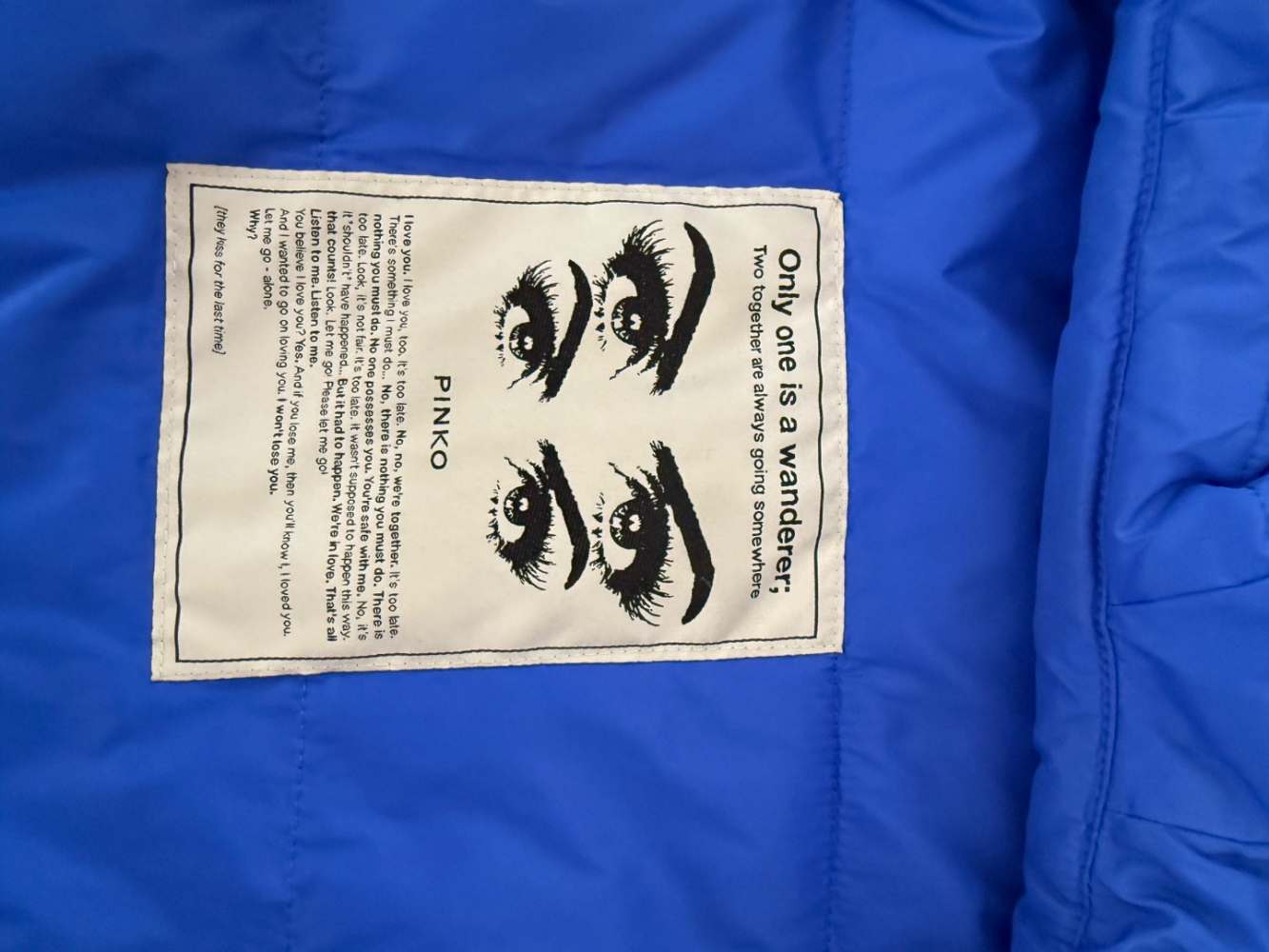 Pinko Veste double face isolée imperméable