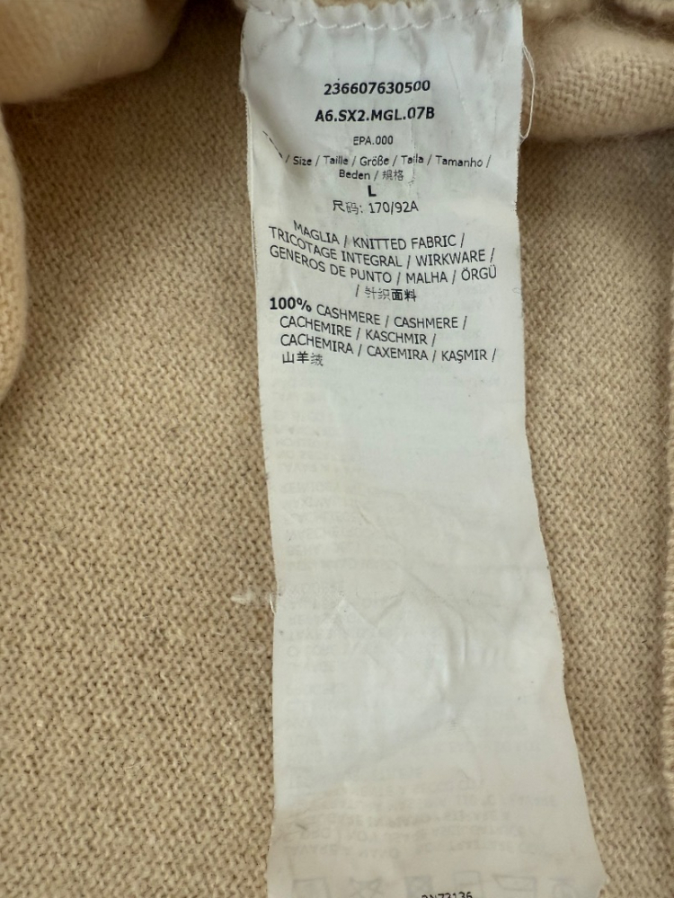 Sportmax Kaschmirpullover mit Rundhalsausschnitt in Hellrosa