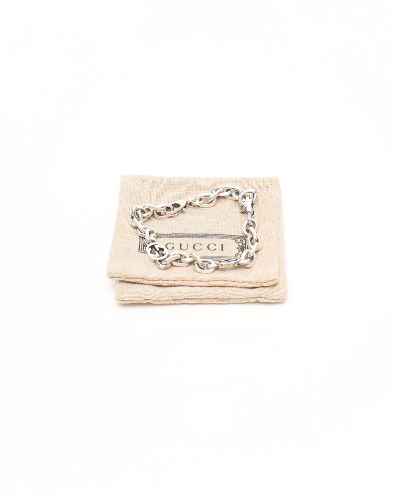 Gucci GG Chain Silver Bracelet