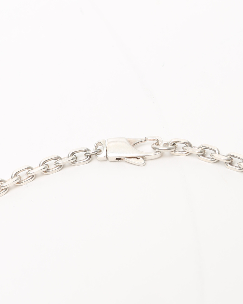 Gucci Logo Silver Chain Necklace