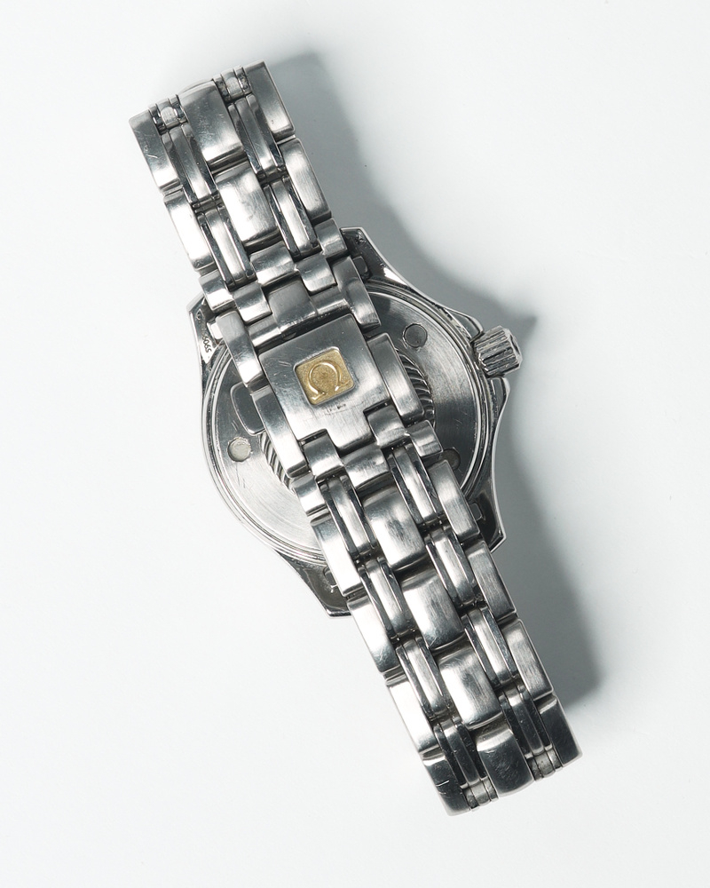 Omega Lady-seamaster 300m 28mm Ref 2085.72 Rare Blue Mother-of-pearl Dial Watch