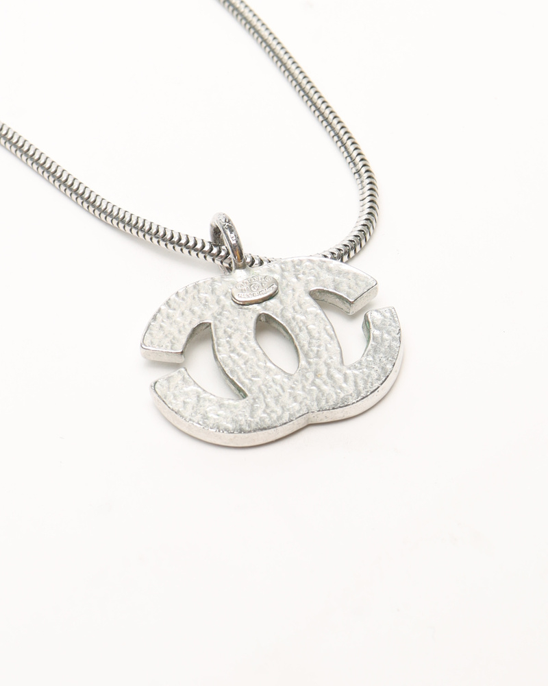 Chanel Coco Mark Rhinestone Necklace