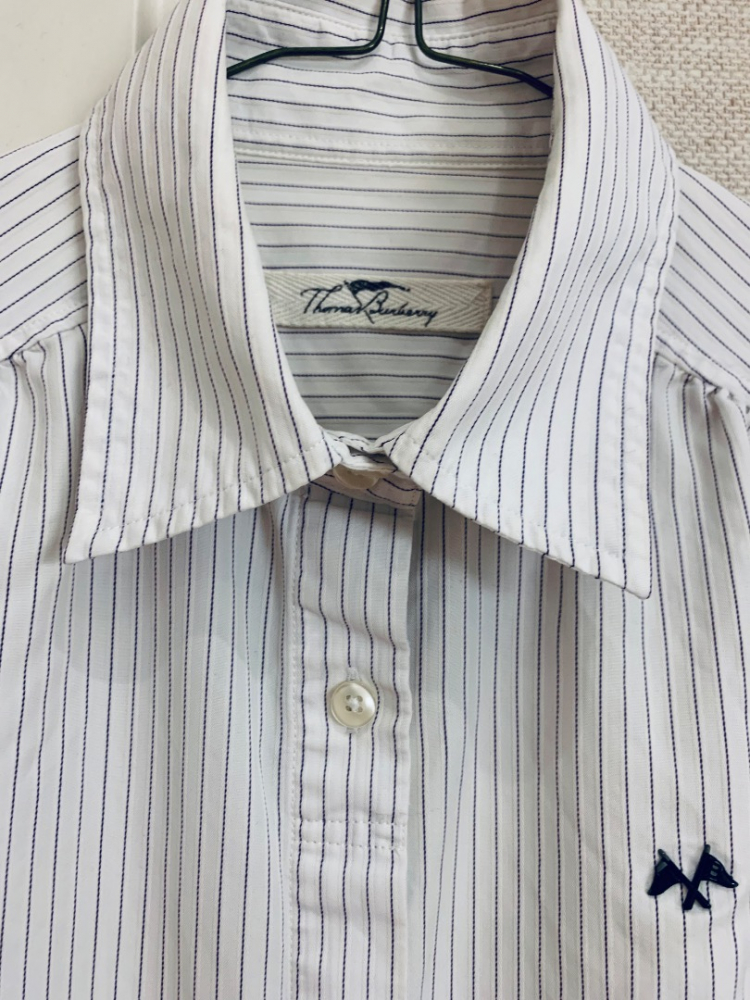 Burberry Striped Cotton Blend Shirt