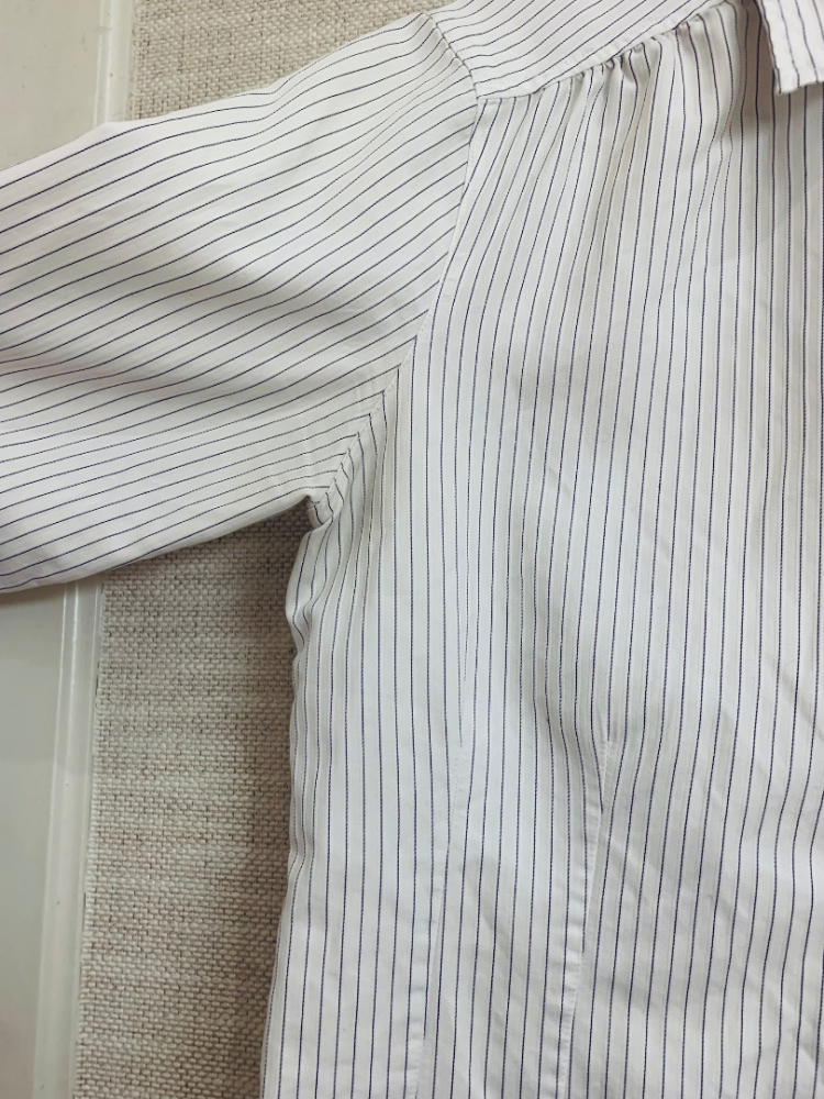 Burberry Striped Cotton Blend Shirt