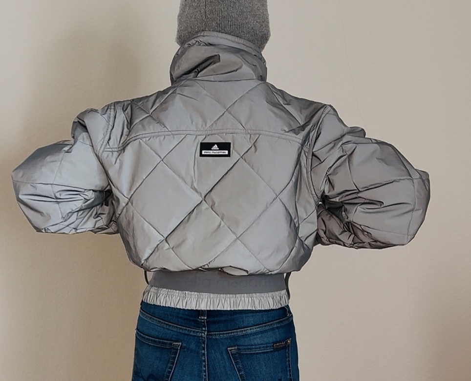 Stella McCartney Adidas by Stella McCartney - Veste de course à pied - Gris fluo