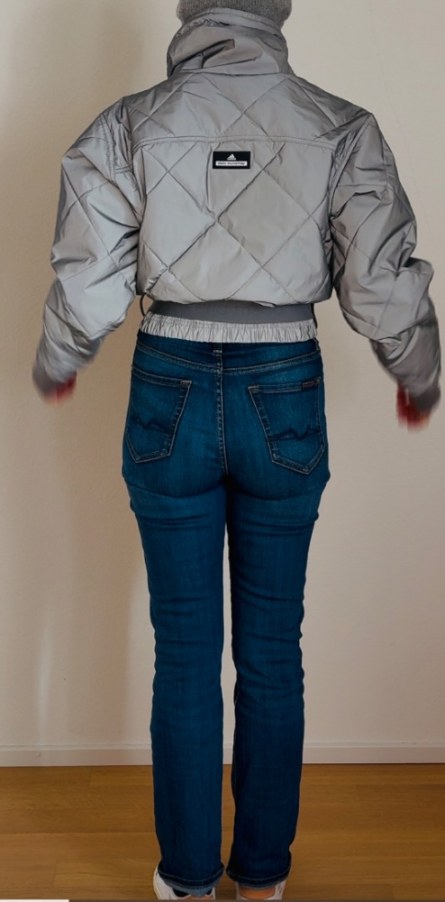 Stella McCartney Adidas by Stella McCartney - Veste de course à pied - Gris fluo