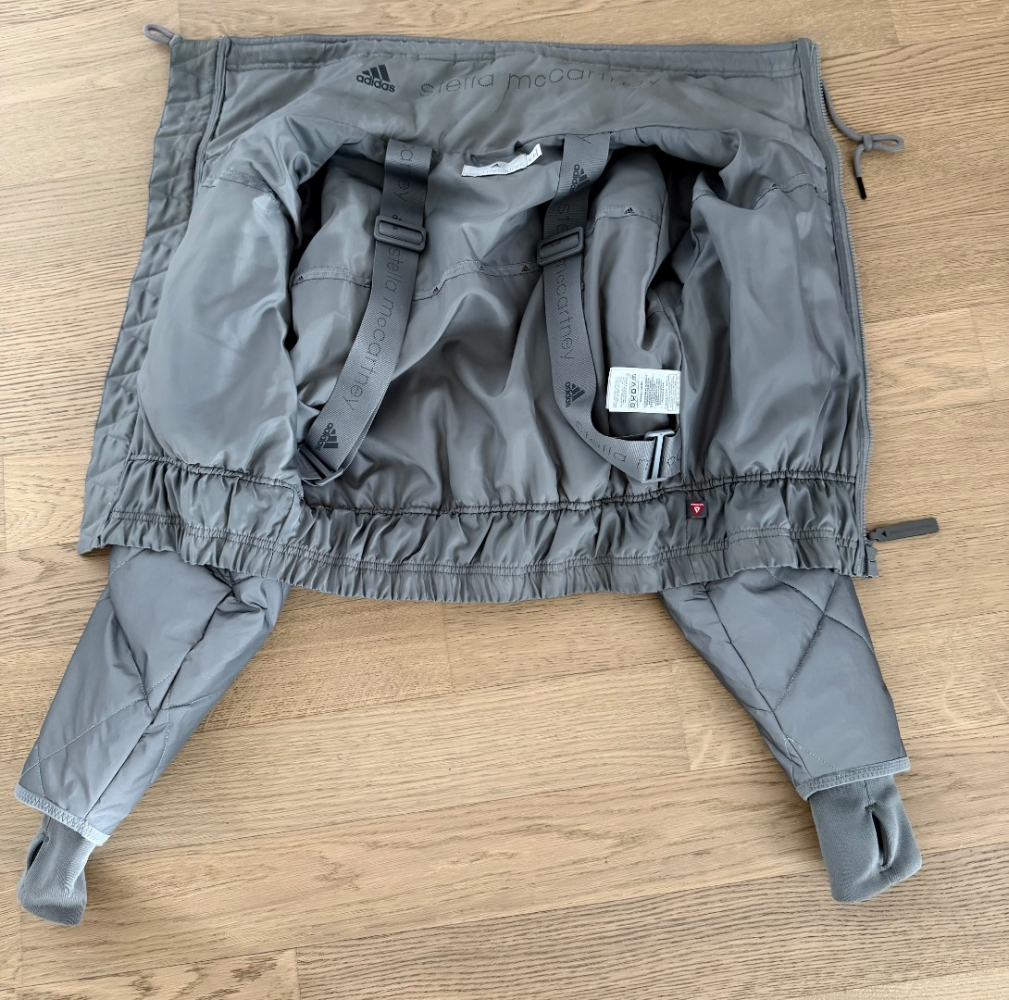 Stella McCartney Adidas by Stella McCartney - Veste de course à pied - Gris fluo