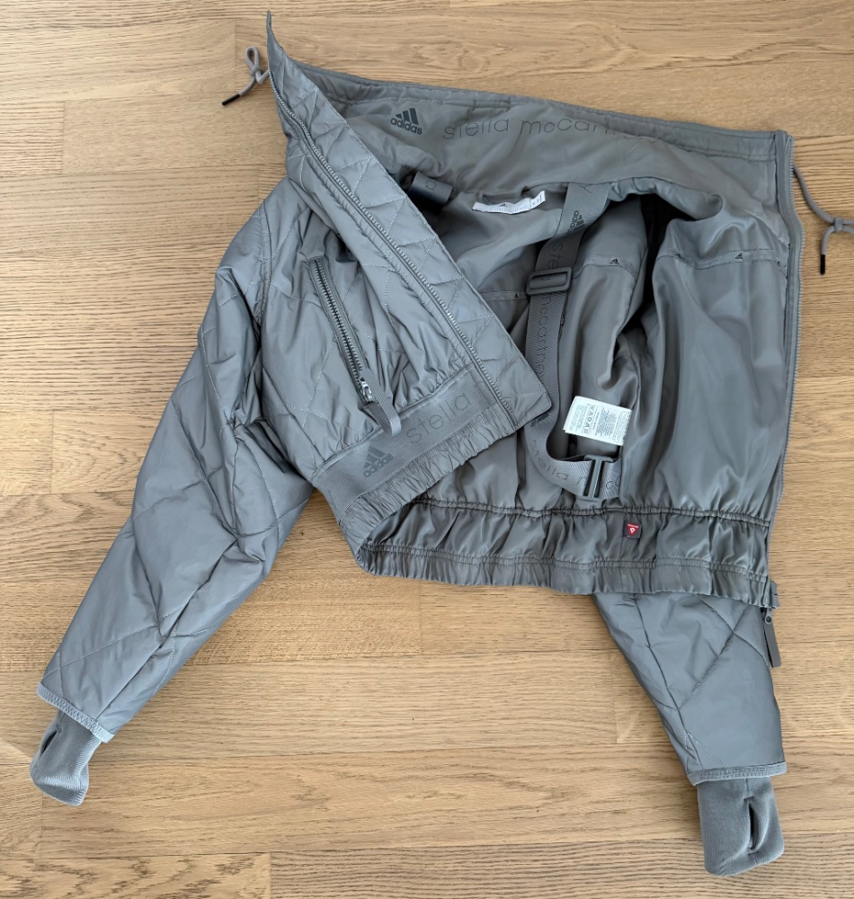 Stella McCartney Adidas by Stella McCartney - Veste de course à pied - Gris fluo