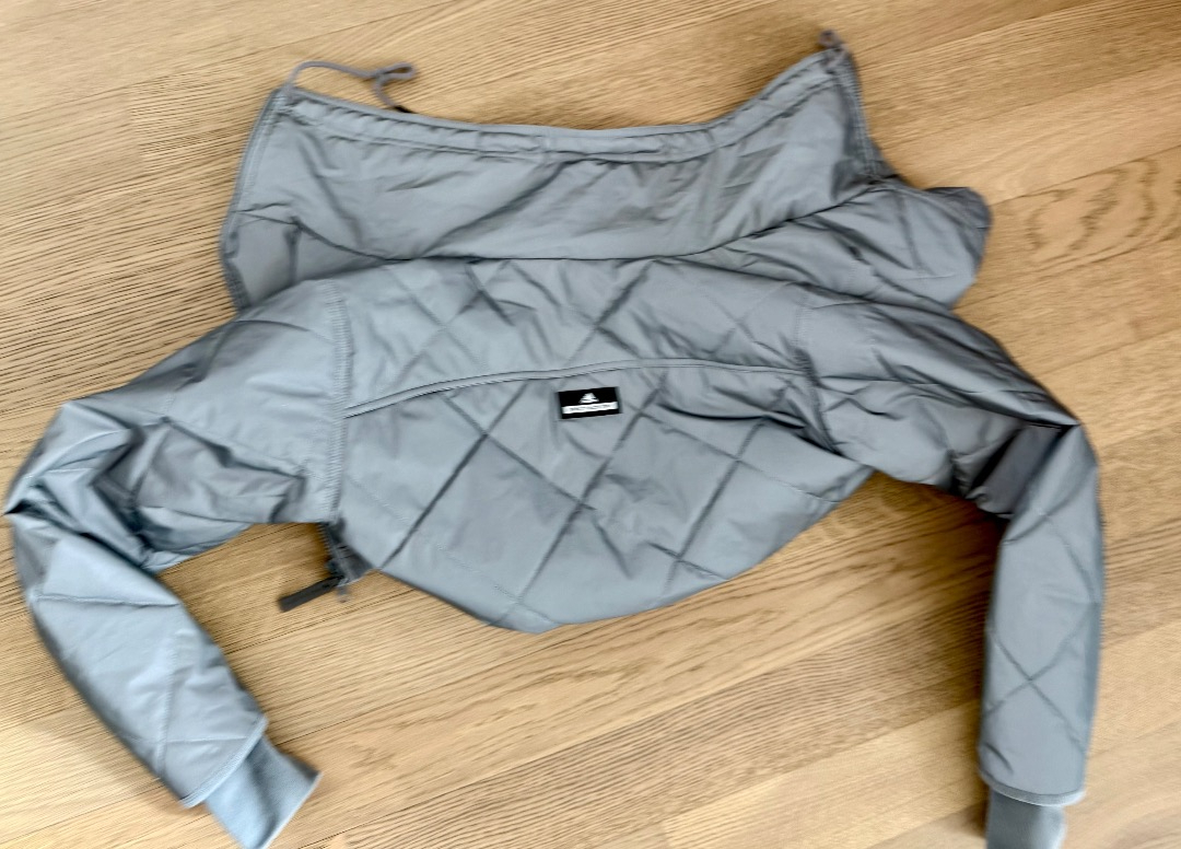 Stella McCartney Adidas by Stella McCartney - Veste de course à pied - Gris fluo