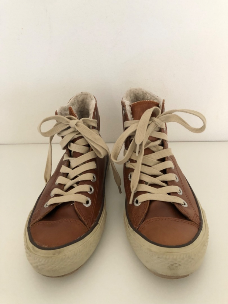 Converse All Star Leder