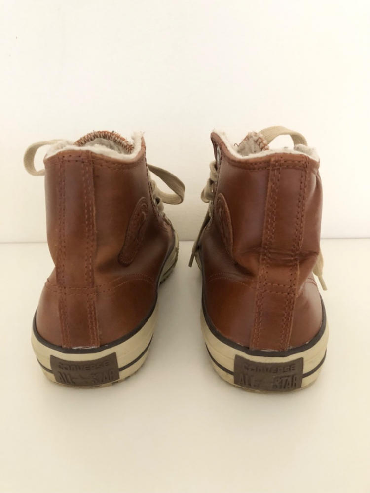 Converse All Star Leder