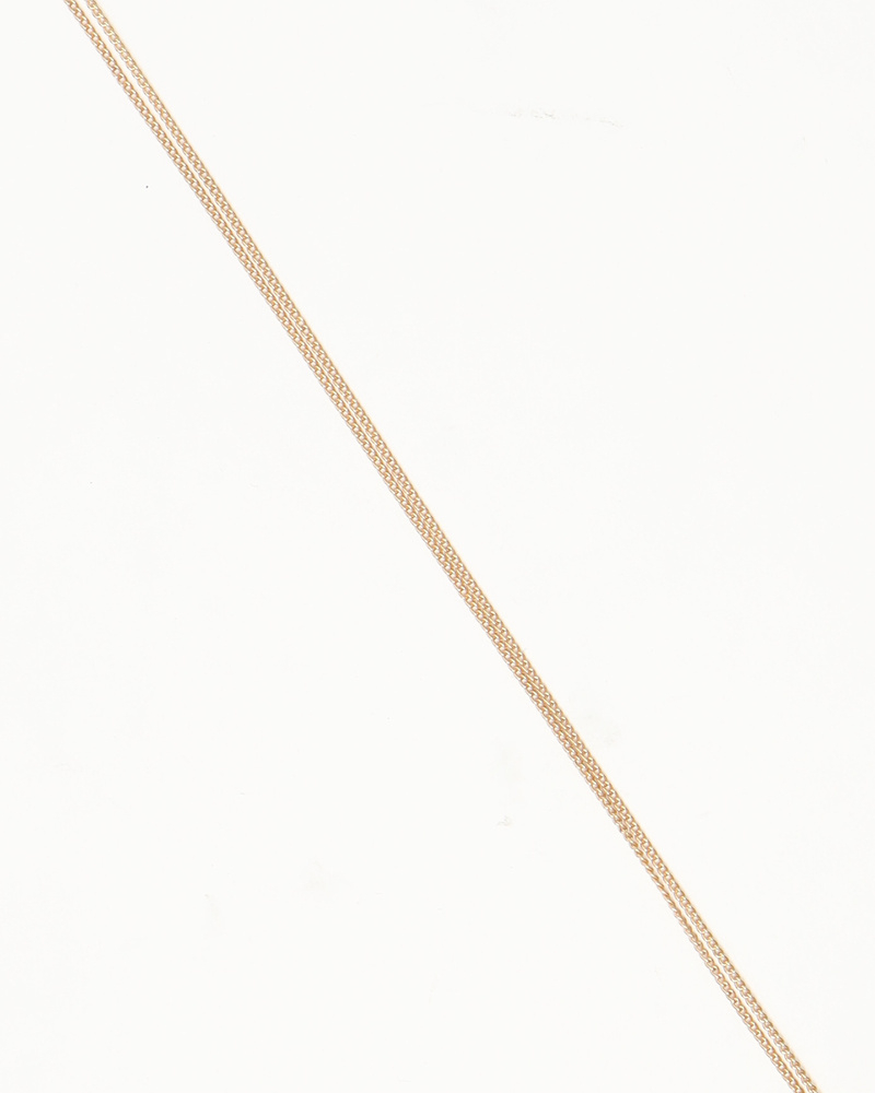 Christian Dior CD Twisted Logo Necklace