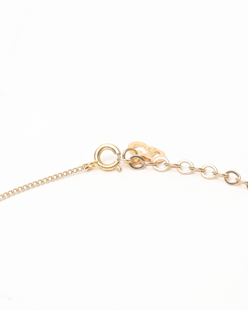 Christian Dior CD Logo Necklace