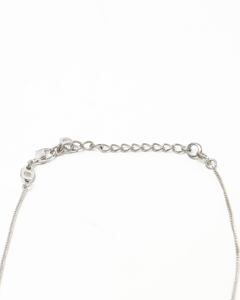 Christian Dior Rhinestone Plate Necklace