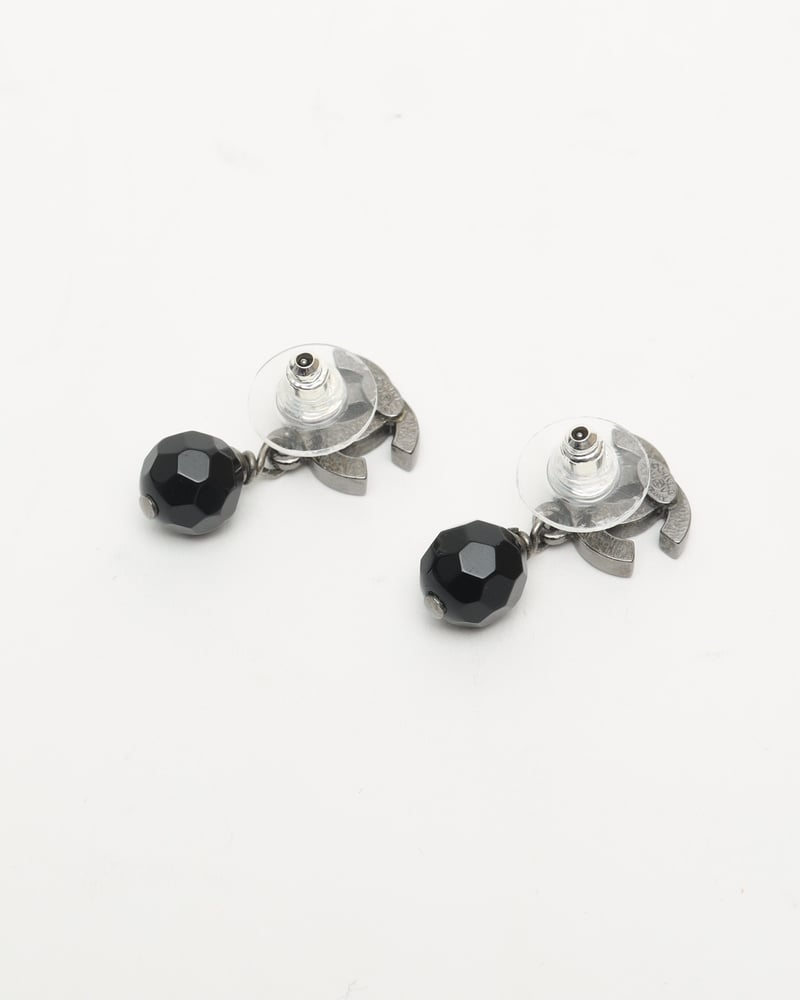 Chanel Coco Mark Dangling Earrings