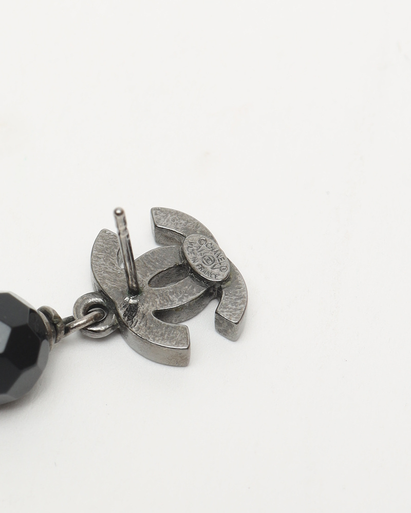 Chanel Coco Mark Dangling Earrings