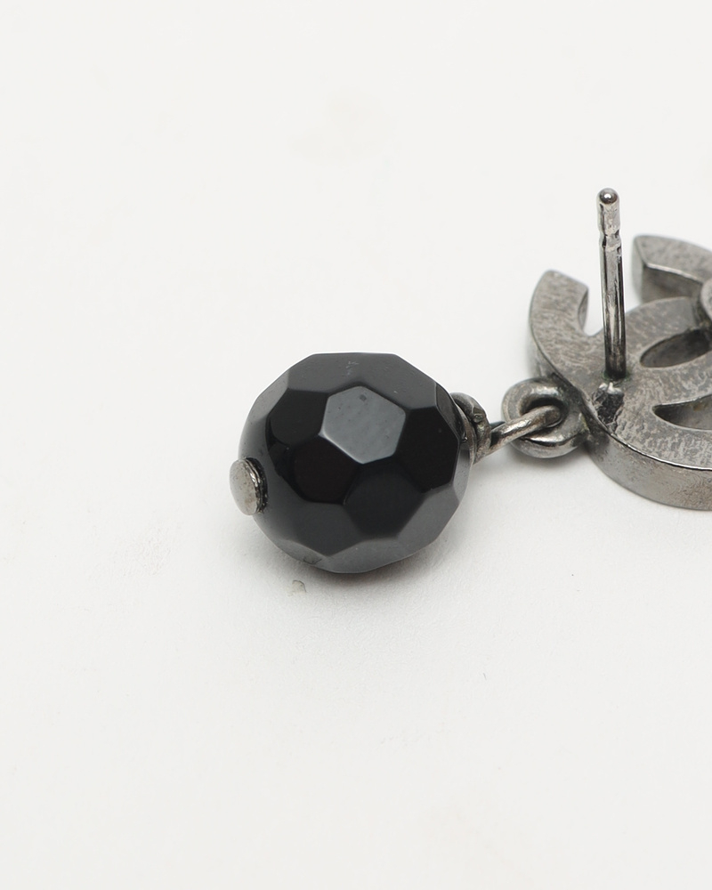 Chanel Coco Mark Dangling Earrings