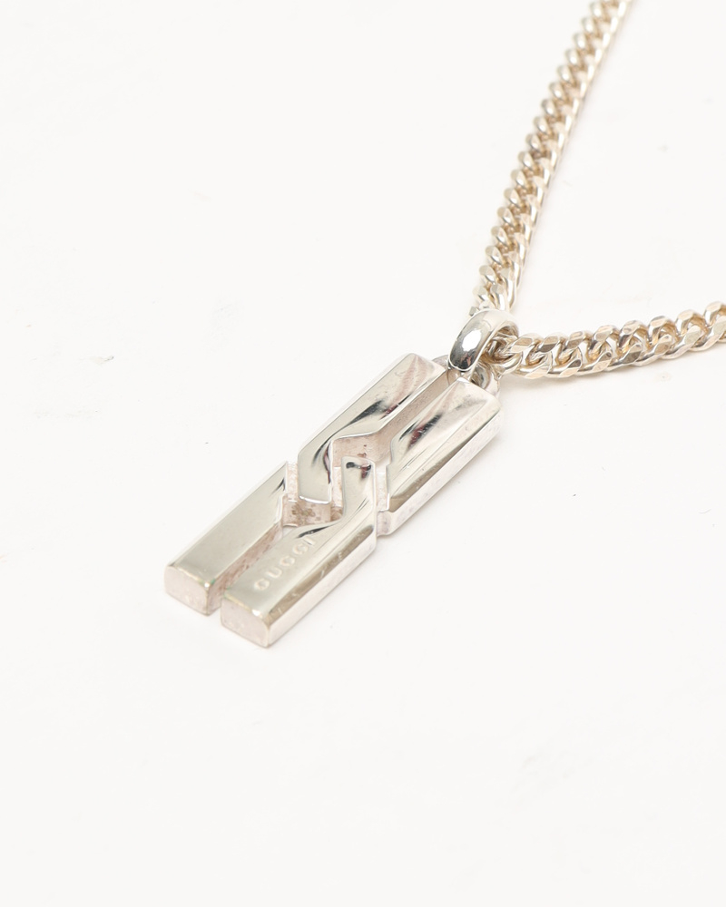 Gucci Infinity Knot Silver Necklace