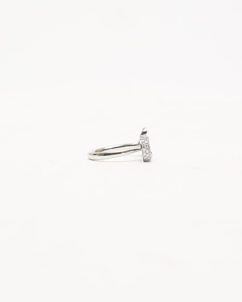 Gucci Flora Diamond White Gold Ring