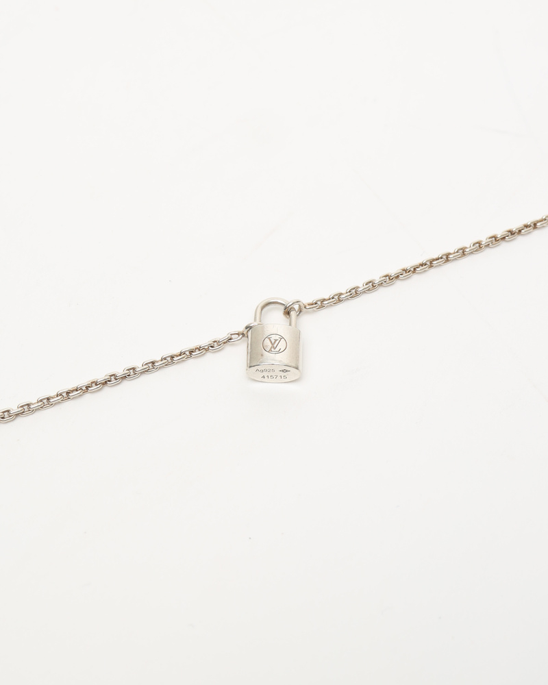 Louis Vuitton Lock It Silver Bracelet