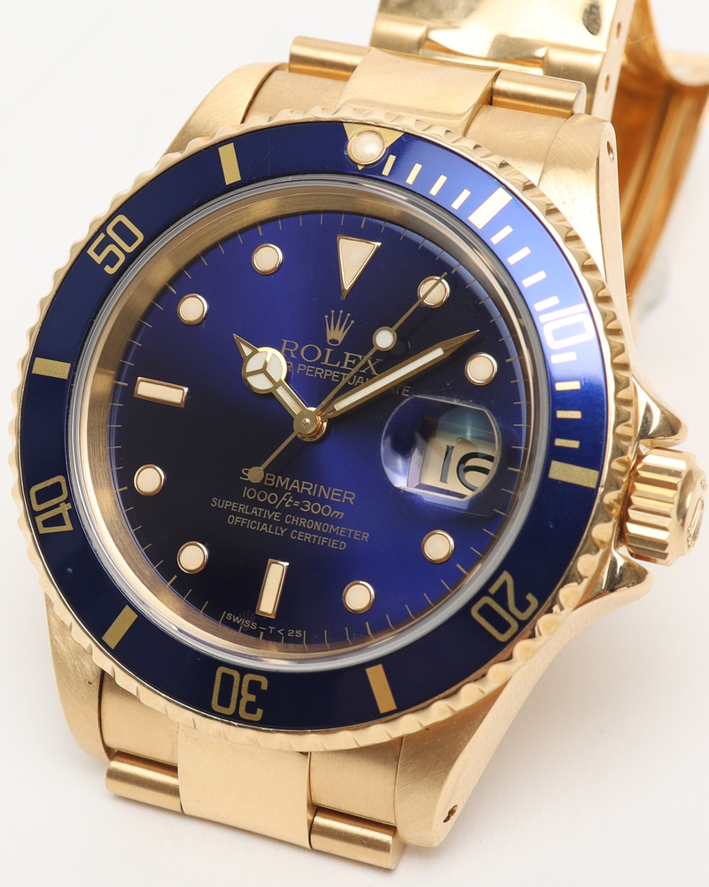 Rolex Submariner 40mm Ref 16618 Purple Dial 1993 Watch