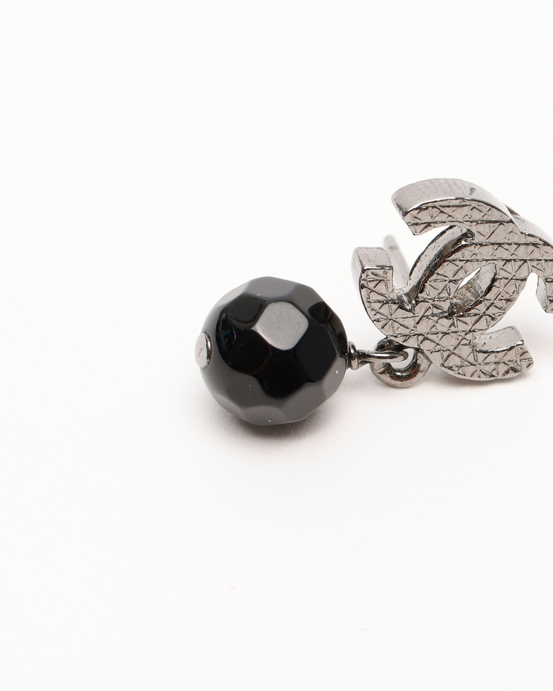 Chanel Coco Mark Dangling Earrings