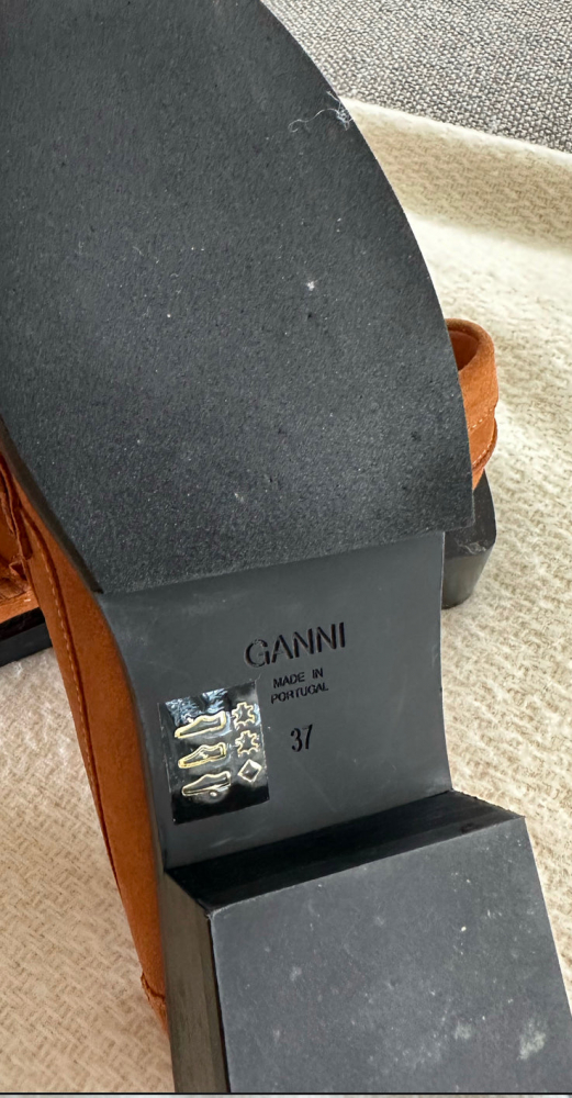Ganni Suede Loafers Size 37