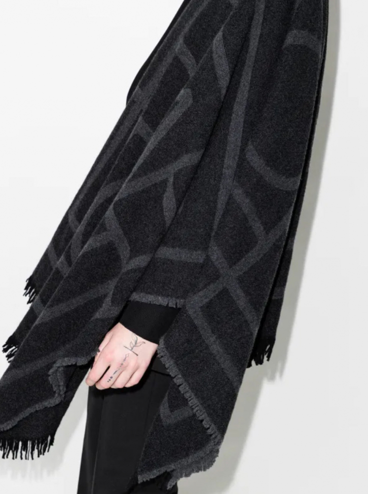 Toteme LARGE MONOGRAM SCARF