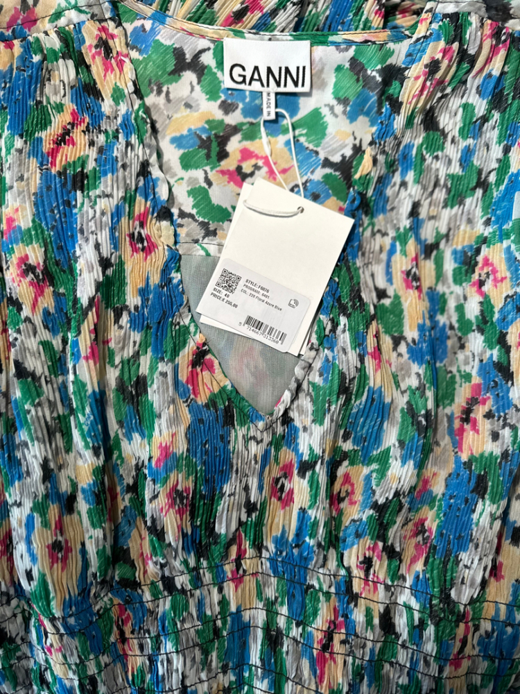 Ganni Bleu azur floral