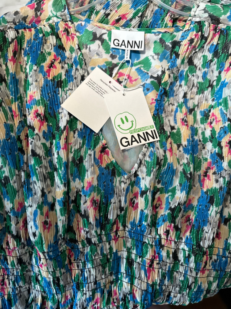 Ganni Bleu azur floral