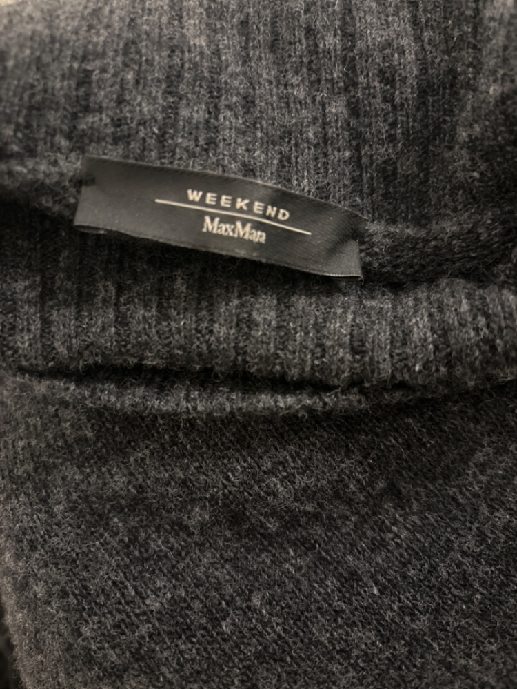 Weekend Max Mara Pull col en laine à franges