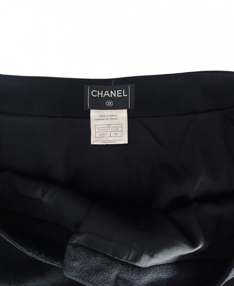 Chanel Pantalon laine et soie