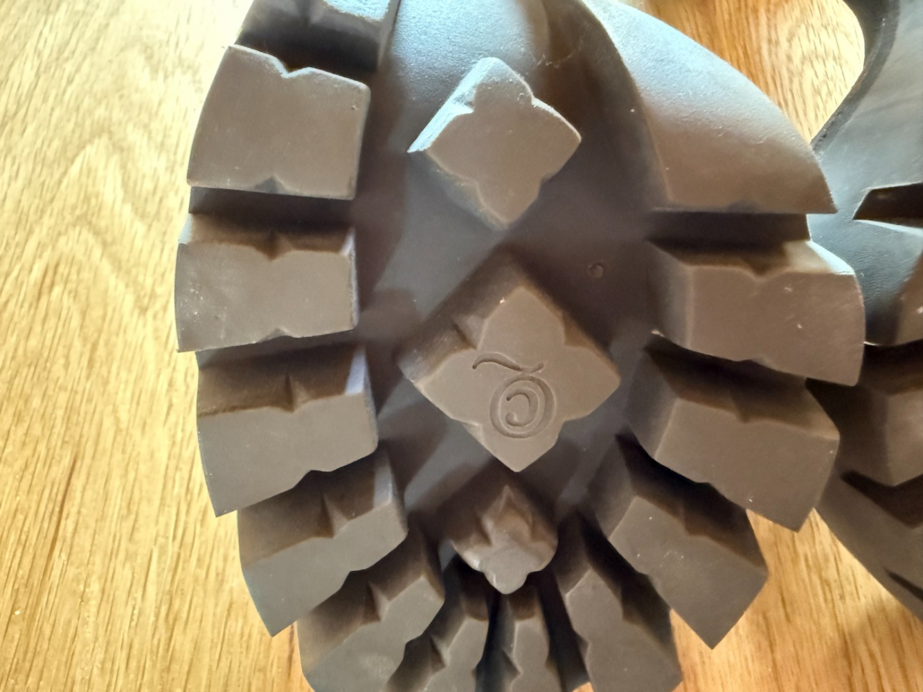 Alexander McQueen Grey lug-sole heels