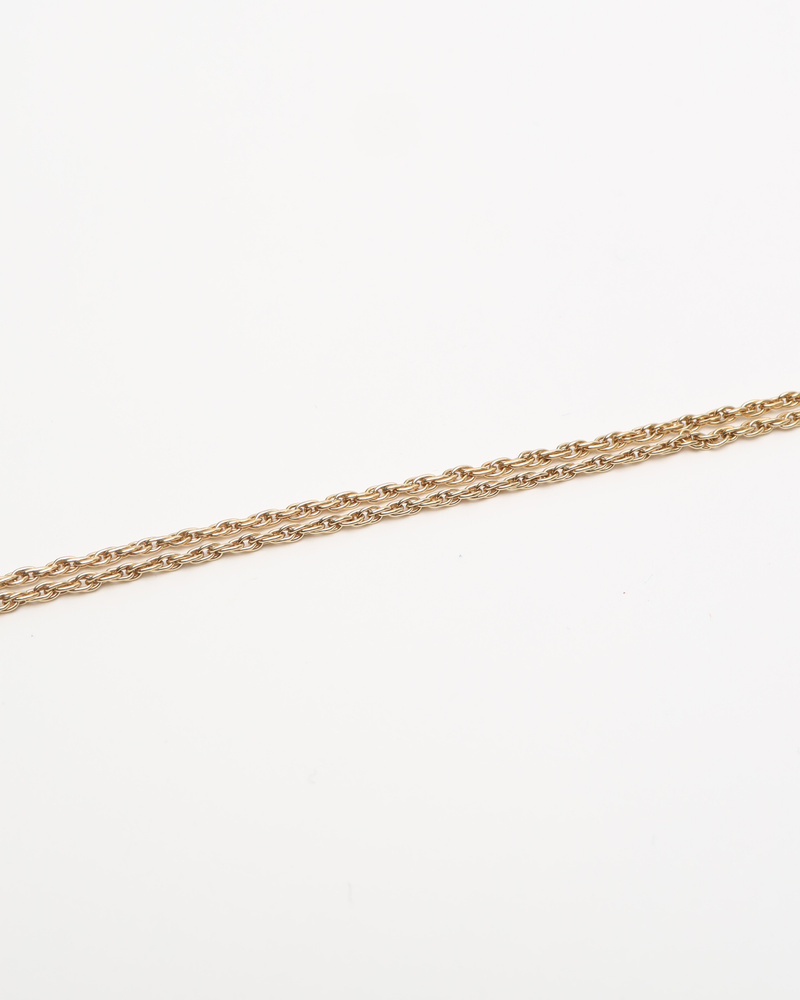 Christian Dior CD Twisted Logo Necklace