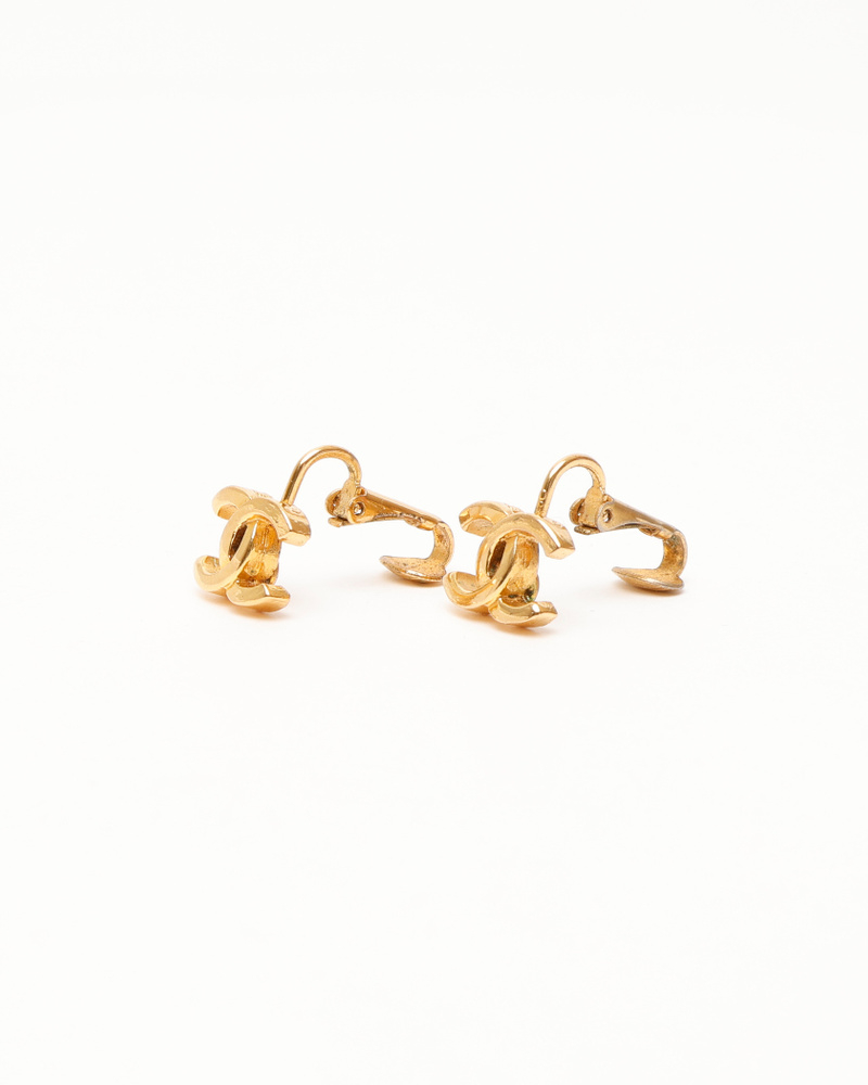 Chanel Coco Mark Hook Earrings