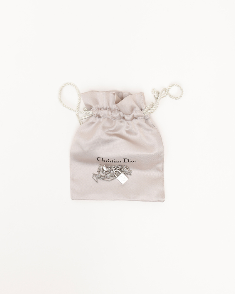 Christian Dior Padlock Necklace