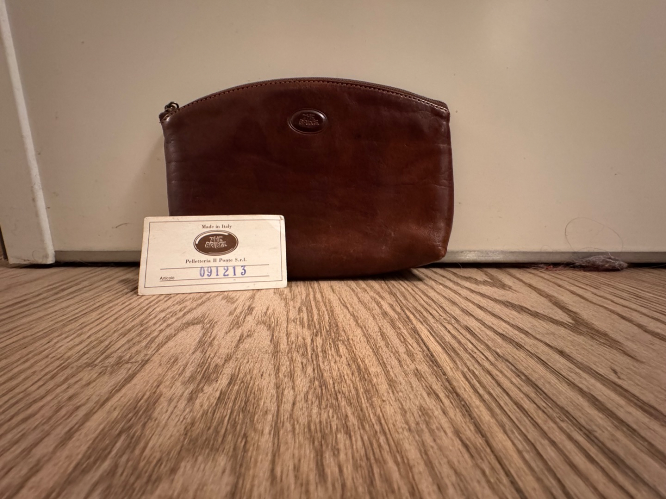 The Bridge Saddle Leather Collection Hand Bag Clutch