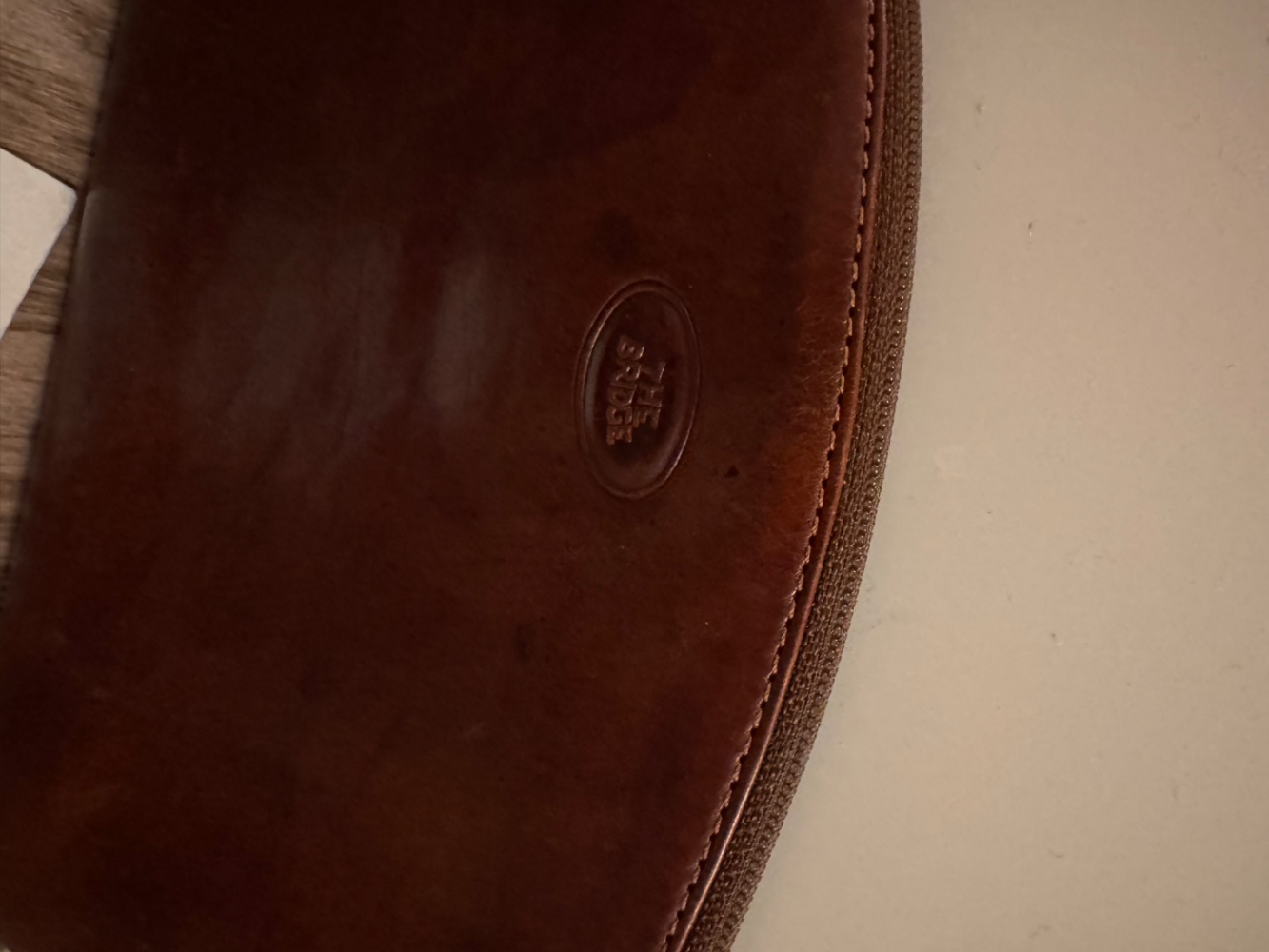 The Bridge Saddle Leather Collection Hand Bag Clutch