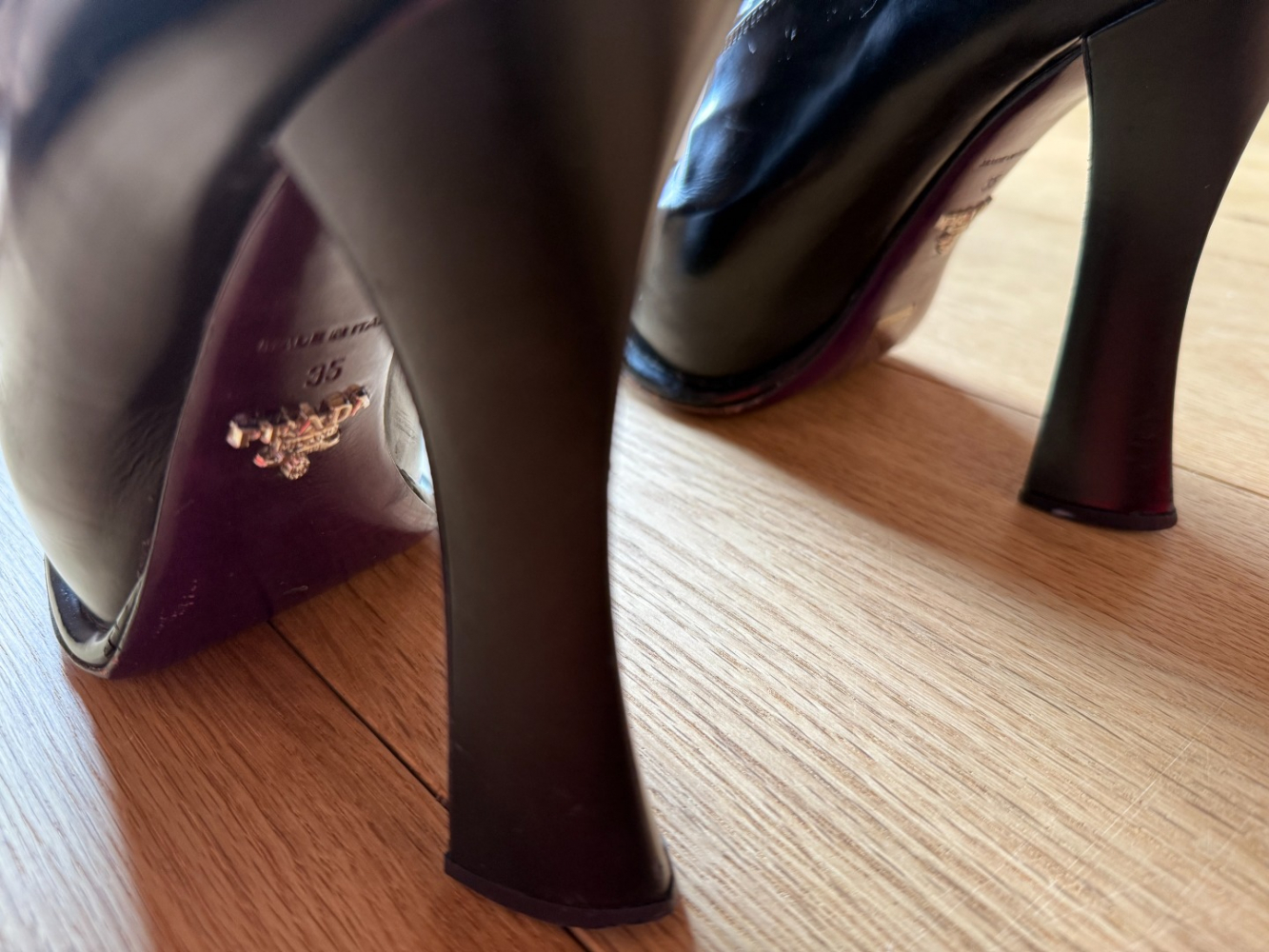 Prada skulpturale Booties