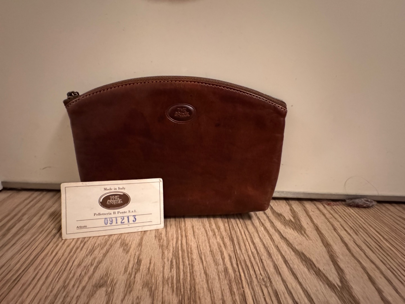 The Bridge Saddle Leather Collection Hand Bag Clutch