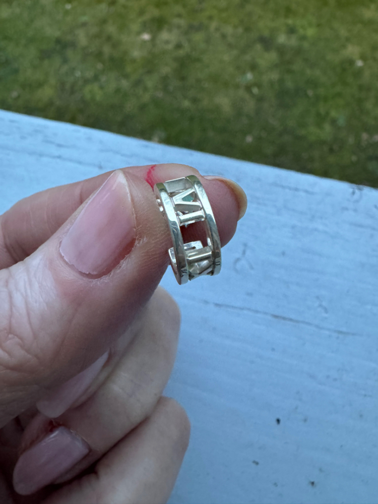 Tiffany & Co ATLAS silver mini hoop earrings