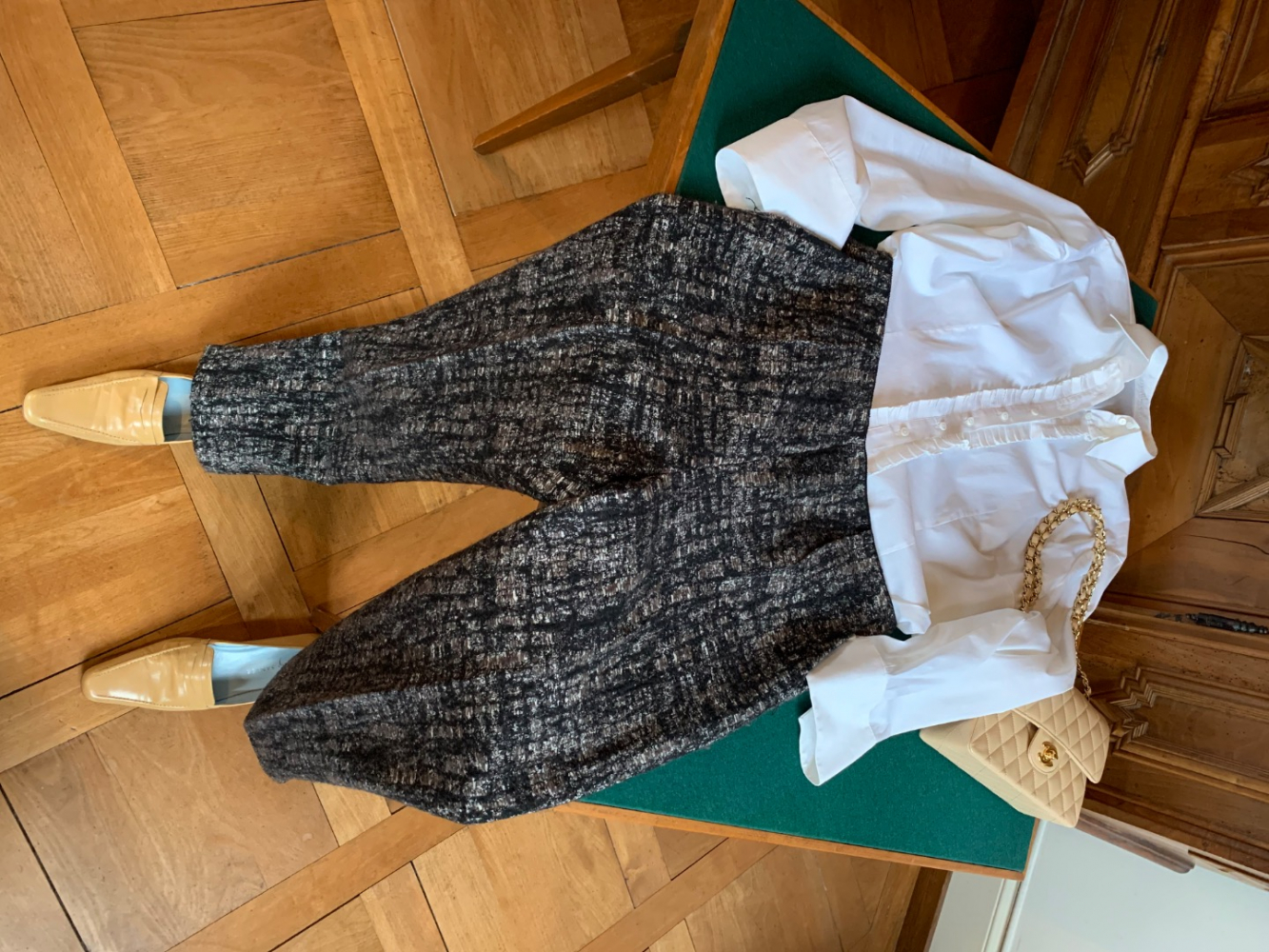 Paul Ka Tweed trousers